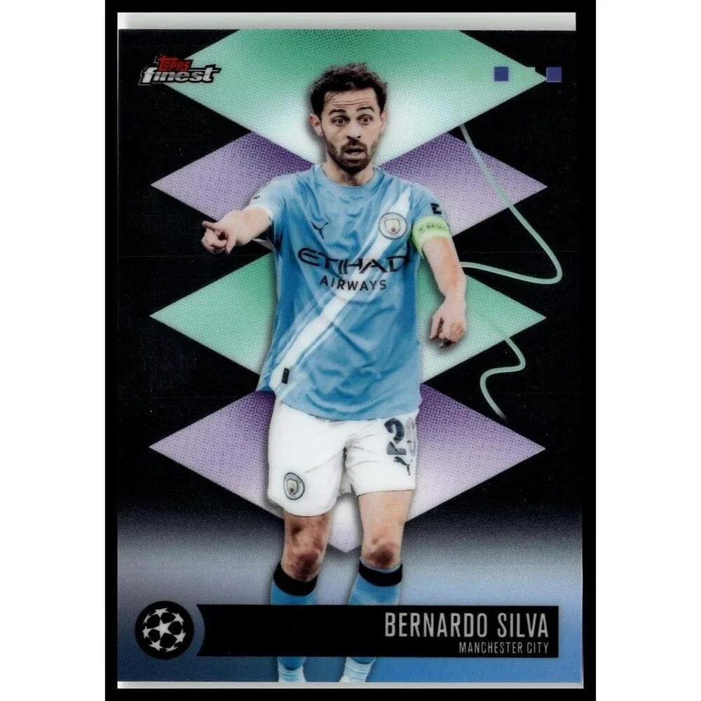 2026 Topps Finest Bernardo Silva #483 Manchester City Rare